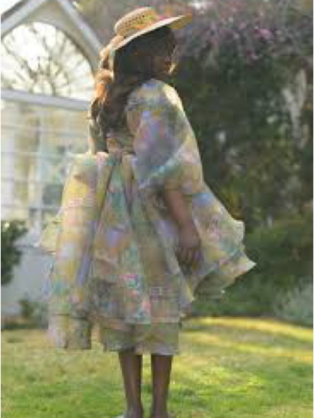 Selkie Monet “The Bridge” Mini Bustle Dress, Size L - Picture 4 of 5